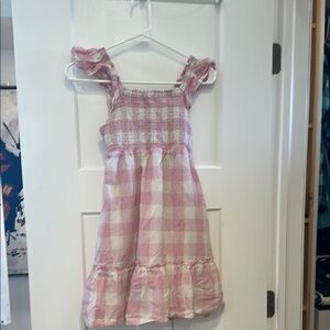 Pink and White Kids Dress
